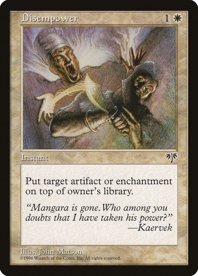 Image for Disempower (Mirage) - Magic: The Gathering