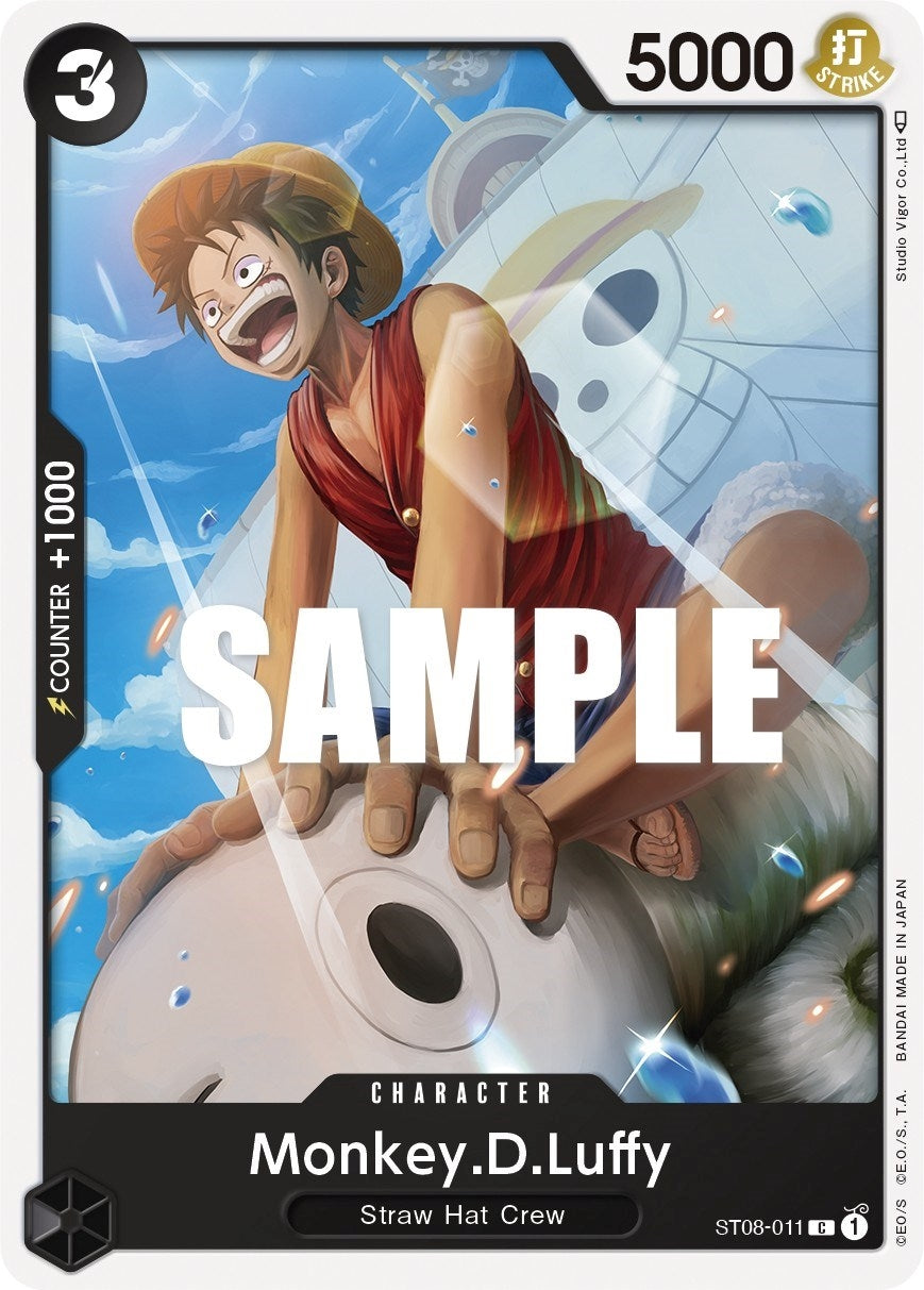 Image for Monkey.D.Luffy (011) (Starter Deck 8: Monkey.D.Luffy) (ST08-011) - One Piece Card Game