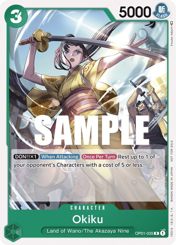 Image for Okiku (Tournament Pack Vol. 4) (One Piece Promotion Cards) (OP01-035) - One Piece Card Game