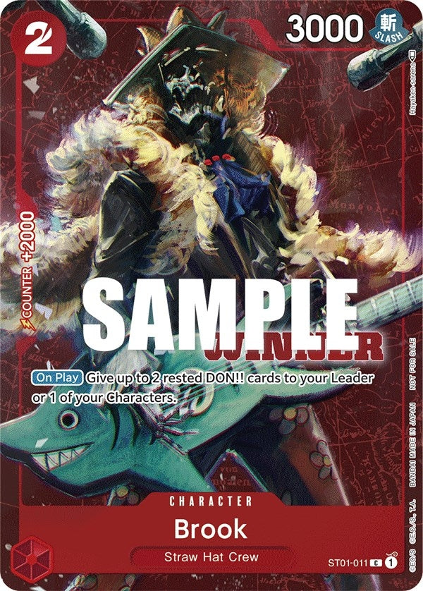 Image for Brook (Winner Pack Vol. 4) (One Piece Promotion Cards) (ST01-011) - One Piece Card Game