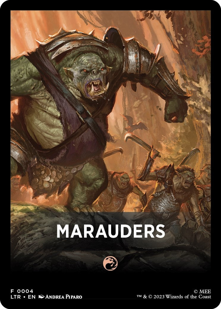 Image for Marauders Theme Card (Universes Beyond: The Lord of the Rings: Tales of Middle-earth) (4) - Magic: The Gathering