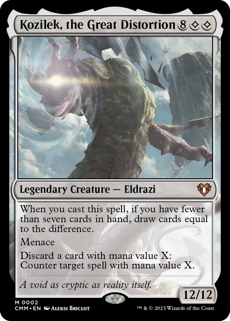 Image for Kozilek, the Great Distortion (Commander Masters) (2) - Magic: The Gathering