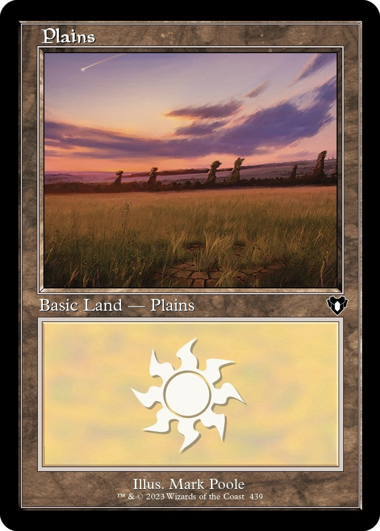 Image for Plains (439) (Retro Frame) (Commander Masters) (439) - Magic: The Gathering