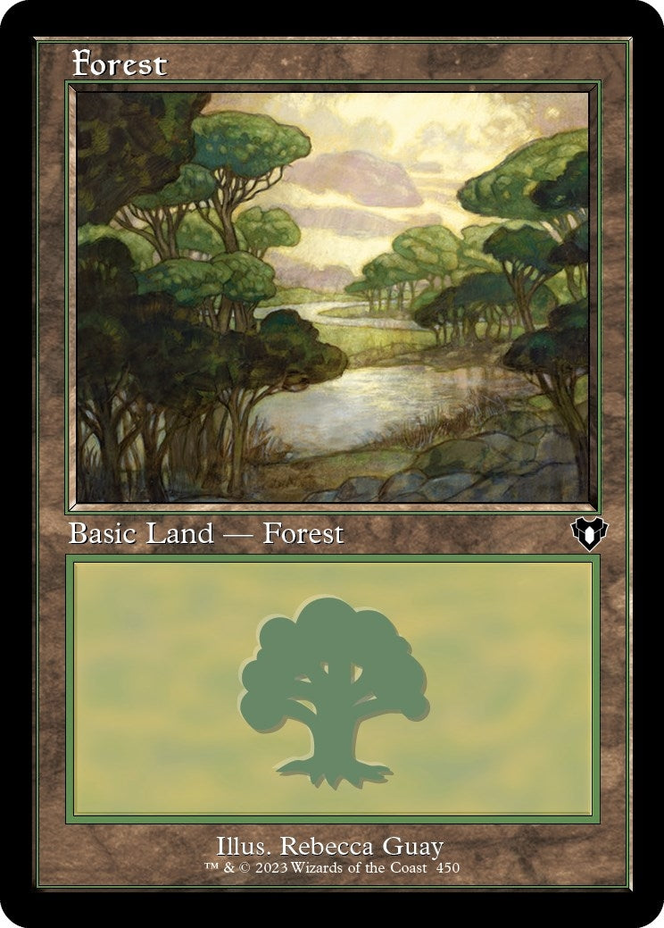 Image for Forest (450) (Retro Frame) (Commander Masters) (450) - Magic: The Gathering