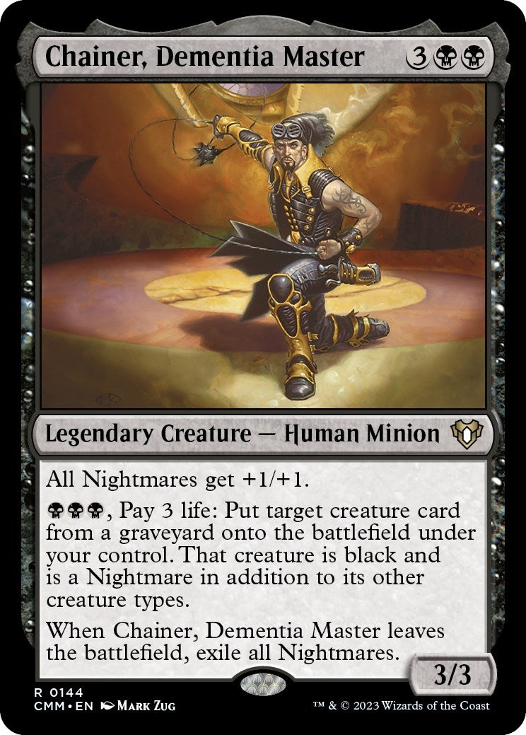 Image for Chainer, Dementia Master (Commander Masters) (144) - Magic: The Gathering