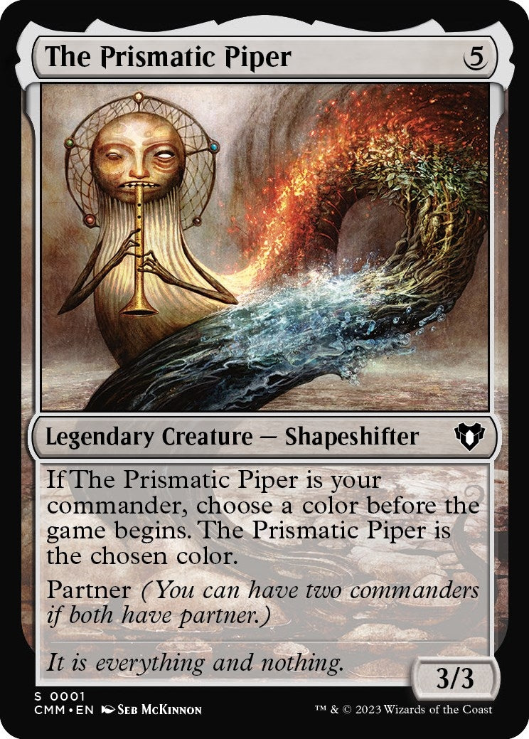 Image for The Prismatic Piper (Commander Masters) (1) - Magic: The Gathering