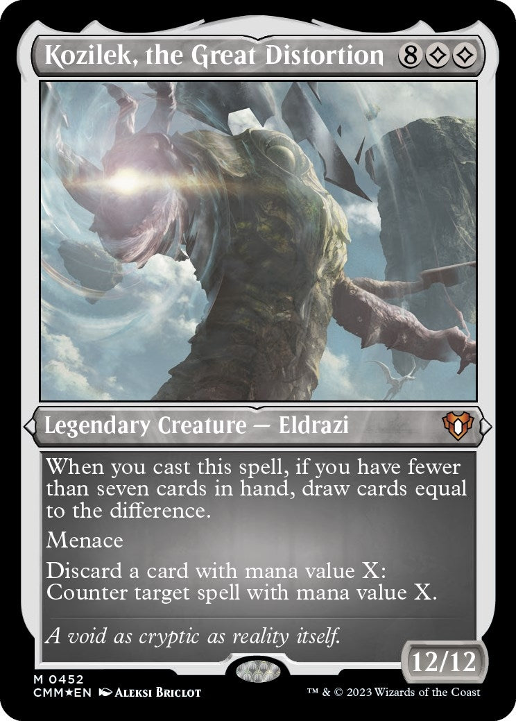 Image for Kozilek, the Great Distortion (Foil Etched) (Commander Masters) (452) - Magic: The Gathering
