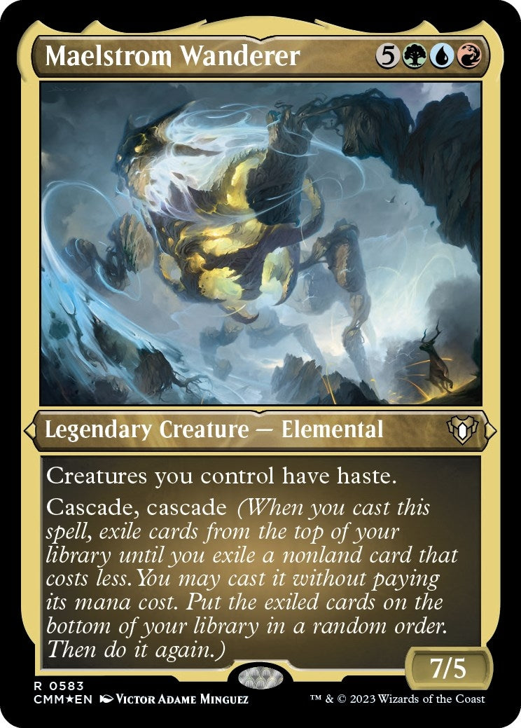 Image for Maelstrom Wanderer (Foil Etched) (Commander Masters) (583) - Magic: The Gathering