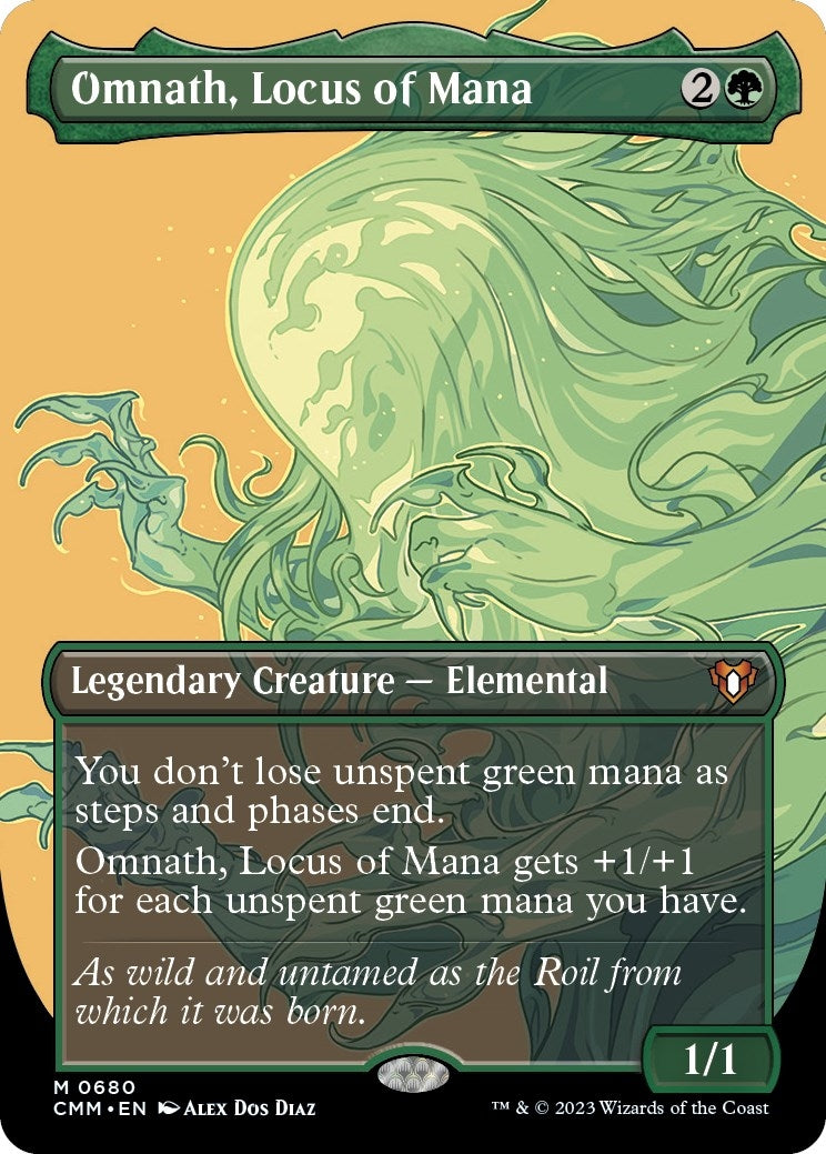 Image for Omnath, Locus of Mana (Borderless) (Commander Masters) (680) - Magic: The Gathering