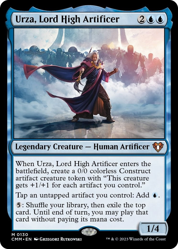 Image for Urza, Lord High Artificer (Commander Masters) (130) - Magic: The Gathering