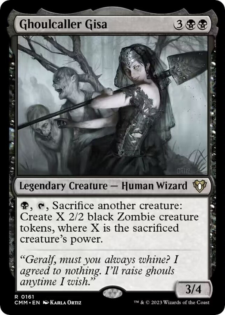 Image for Ghoulcaller Gisa (Commander Masters) (161) - Magic: The Gathering