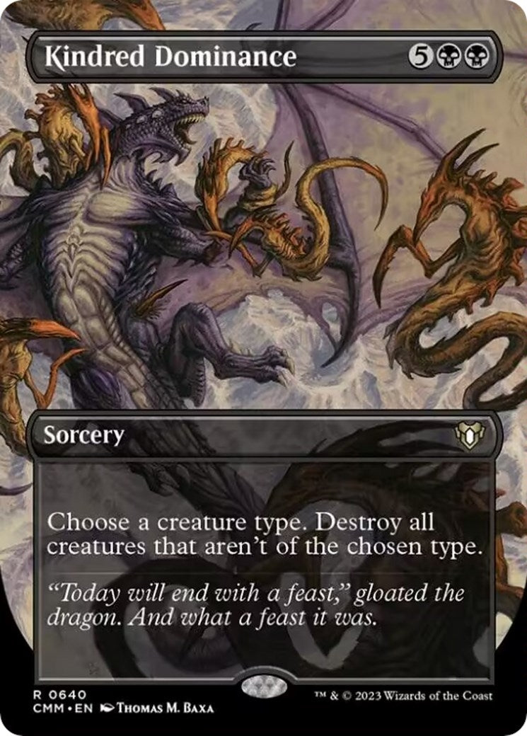 Image for Kindred Dominance (Borderless) (Commander Masters) (640) - Magic: The Gathering