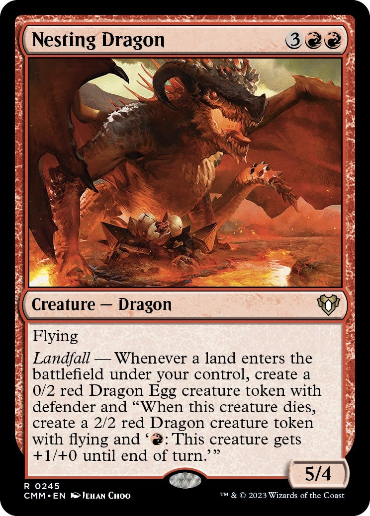 Image for Nesting Dragon (Commander Masters) (245) - Magic: The Gathering