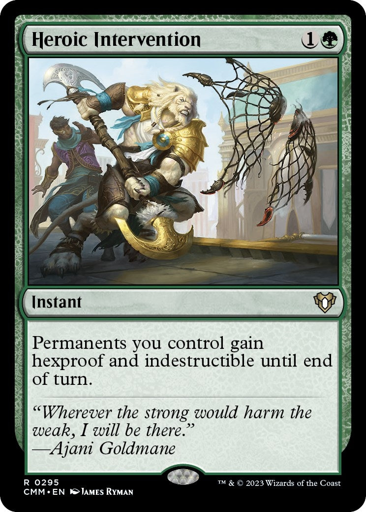 Image for Heroic Intervention (Commander Masters) (295) - Magic: The Gathering