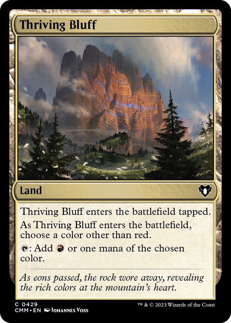 Image for Thriving Bluff (Commander Masters) (429) - Magic: The Gathering