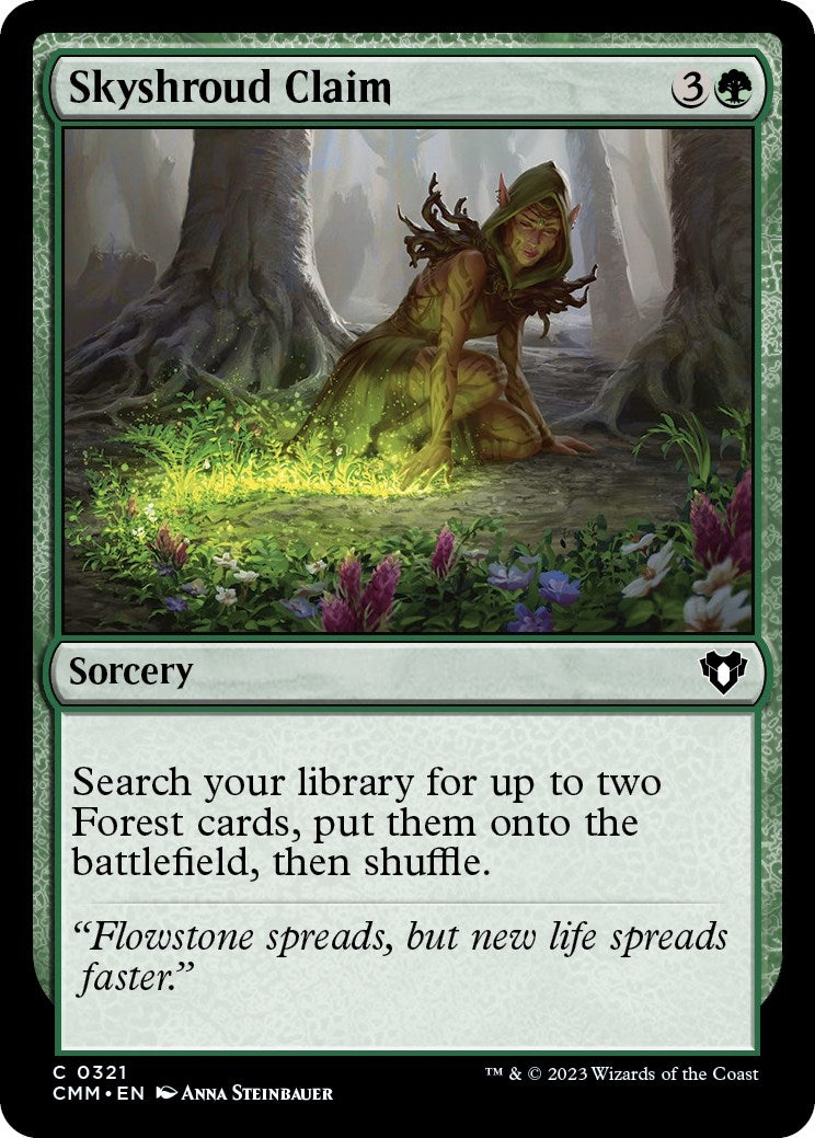 Image for Skyshroud Claim (Commander Masters) (321) - Magic: The Gathering