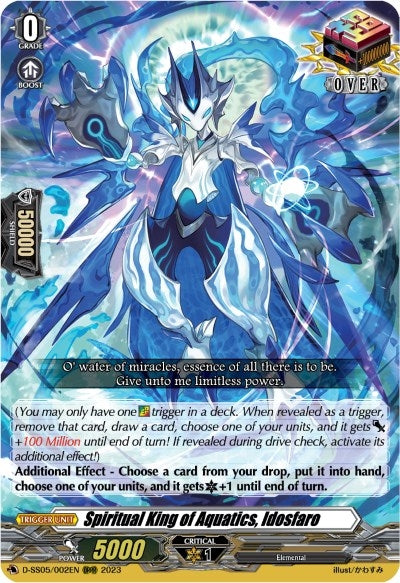 Image for Spiritual King of Aquatics, Idosfaro (D-SS05: Festival Booster 2023) (D-SS05/002EN) - Cardfight Vanguard