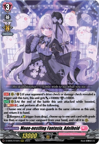 Image for Moon-nestling Fantasia, Adelheid (D-SS05: Festival Booster 2023) (D-SS05/015EN) - Cardfight Vanguard
