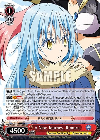 Image for A New Journey, Rimuru (SR) (That Time I Got Reincarnated as a Slime Vol.3) (TSK/S101-E050S SR) - Weiss Schwarz