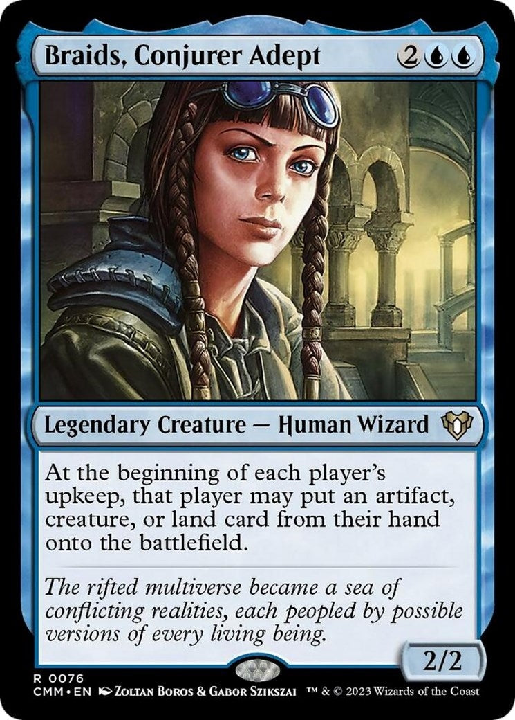 Image for Braids, Conjurer Adept (Commander Masters) (76) - Magic: The Gathering