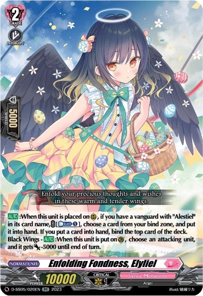 Image for Enfolding Fondness, Elyliel (D-SS05: Festival Booster 2023) (D-SS05/020EN) - Cardfight Vanguard