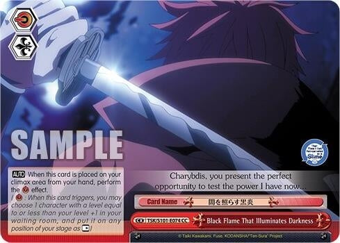 Image for Black Flame That Illuminates Darkness (That Time I Got Reincarnated as a Slime Vol.3) (TSK/S101-E074 CC) - Weiss Schwarz