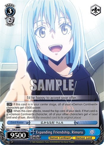 Image for Expanding Friendship, Rimuru (That Time I Got Reincarnated as a Slime Vol.3) (TSK/S101-E096 C) - Weiss Schwarz