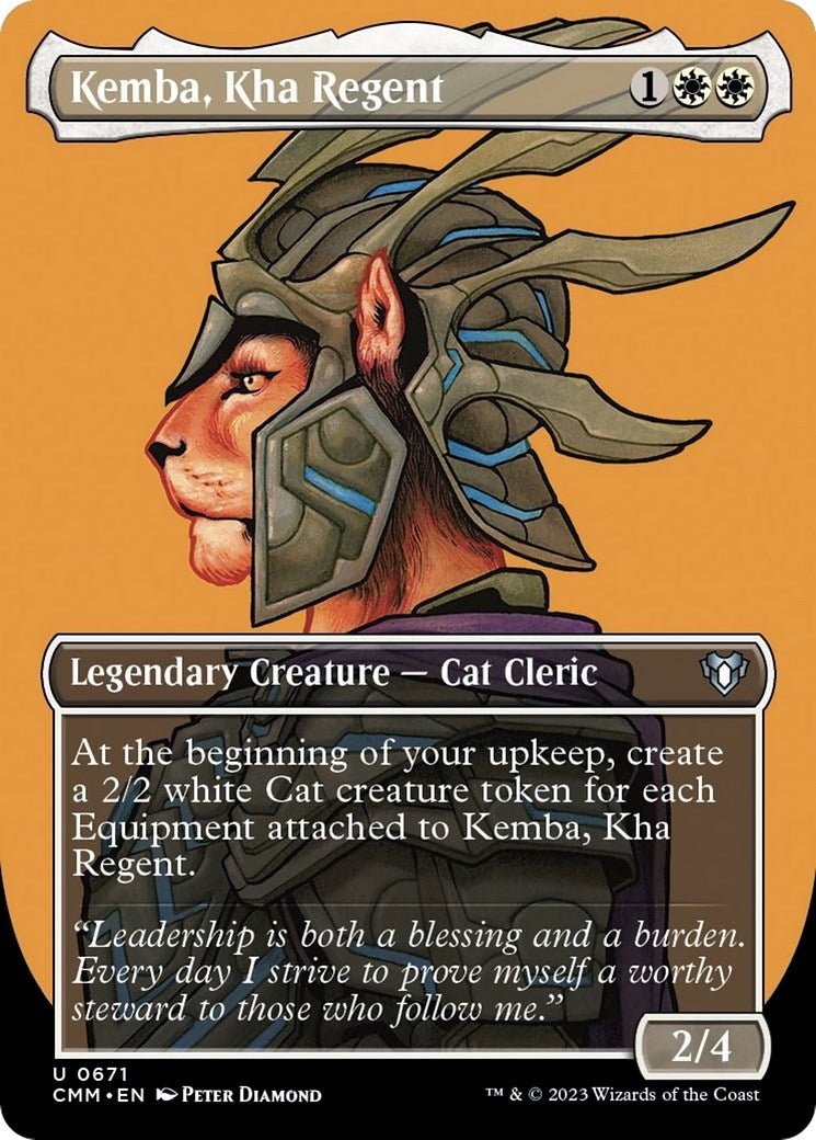 Image for Kemba, Kha Regent (Borderless) (Commander Masters) (671) - Magic: The Gathering