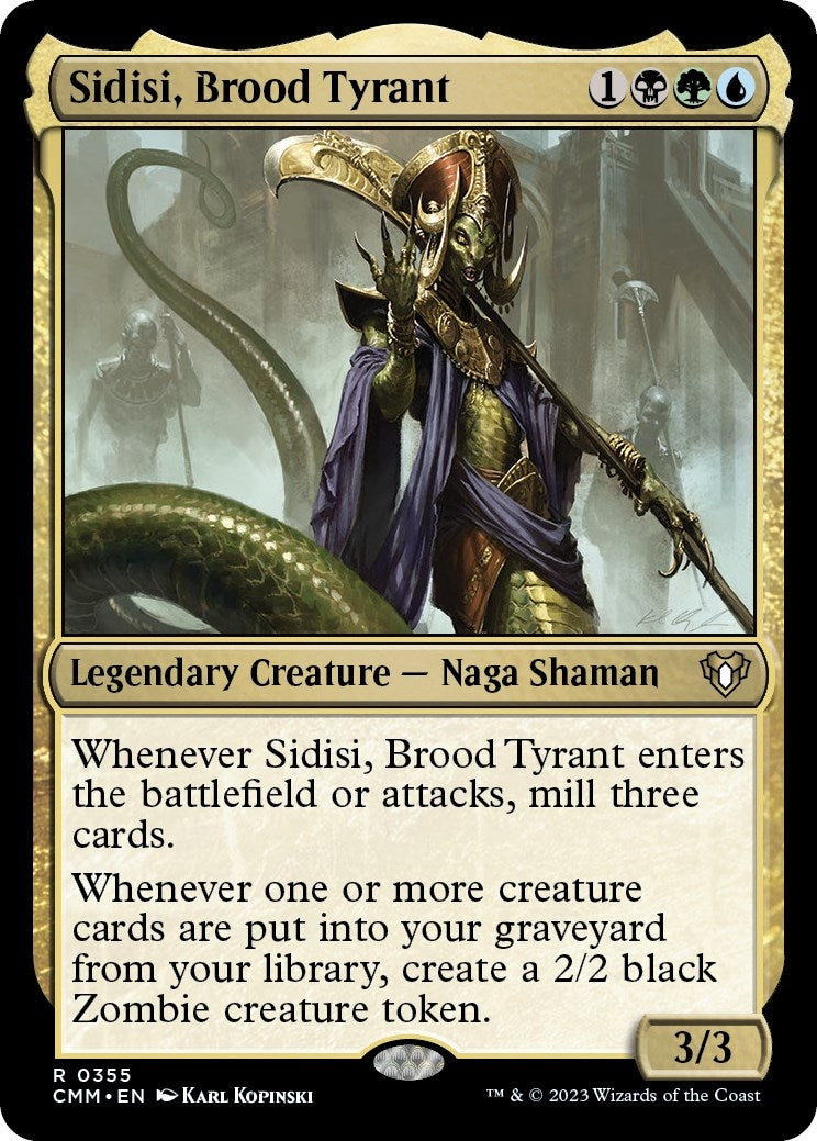 Image for Sidisi, Brood Tyrant (Commander Masters) (355) - Magic: The Gathering