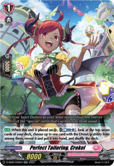 Image for Perfect Tailoring, Crokel (D-SS05: Festival Booster 2023) (D-SS05/030EN) - Cardfight Vanguard