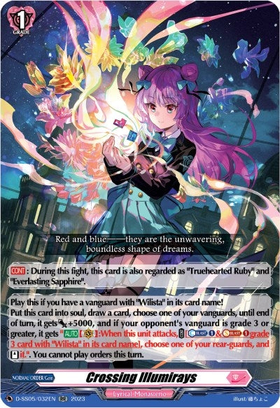 Image for Crossing Illumirays (D-SS05: Festival Booster 2023) (D-SS05/032EN) - Cardfight Vanguard