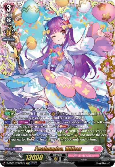Image for Festimagica, Wilista (FFR) (D-SS05: Festival Booster 2023) (D-SS05/FFR09EN) - Cardfight Vanguard