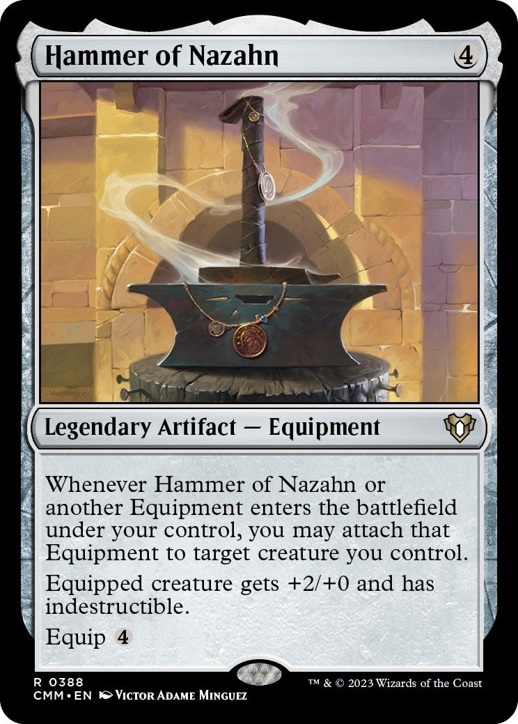 Image for Hammer of Nazahn (Commander Masters) (388) - Magic: The Gathering