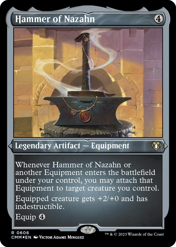 Image for Hammer of Nazahn (Foil Etched) (Commander Masters) (606) - Magic: The Gathering