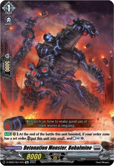 Image for Detonation Monster, Bobalmine (D-SS05: Festival Booster 2023) (D-SS05/Re14EN) - Cardfight Vanguard