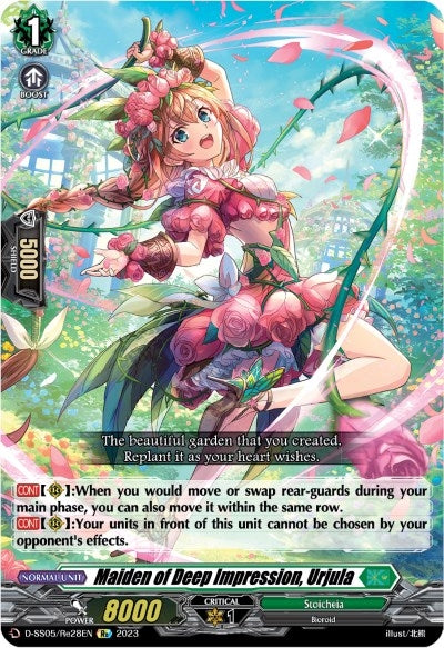 Image for Maiden of Deep Impression, Urjula (D-SS05: Festival Booster 2023) (D-SS05/Re28EN) - Cardfight Vanguard