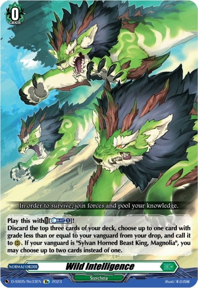 Image for Wild Intelligence (D-SS05: Festival Booster 2023) (D-SS05/Re33EN) - Cardfight Vanguard
