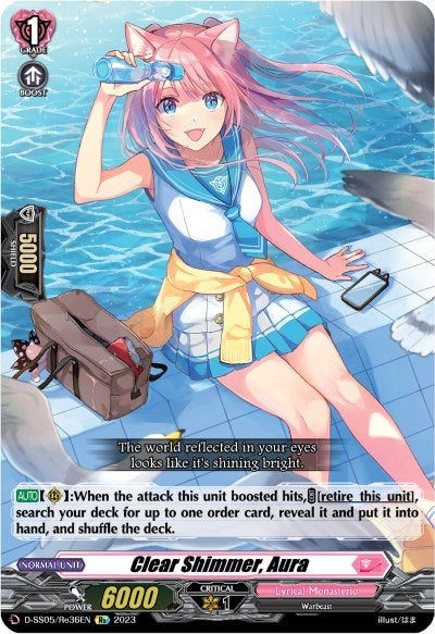 Image for Clear Shimmer, Aura (D-SS05: Festival Booster 2023) (D-SS05/Re36EN) - Cardfight Vanguard