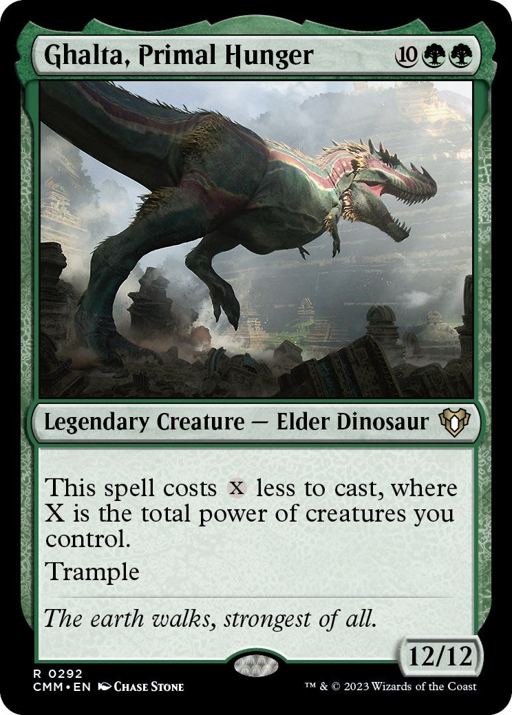 Image for Ghalta, Primal Hunger (Commander Masters) (292) - Magic: The Gathering