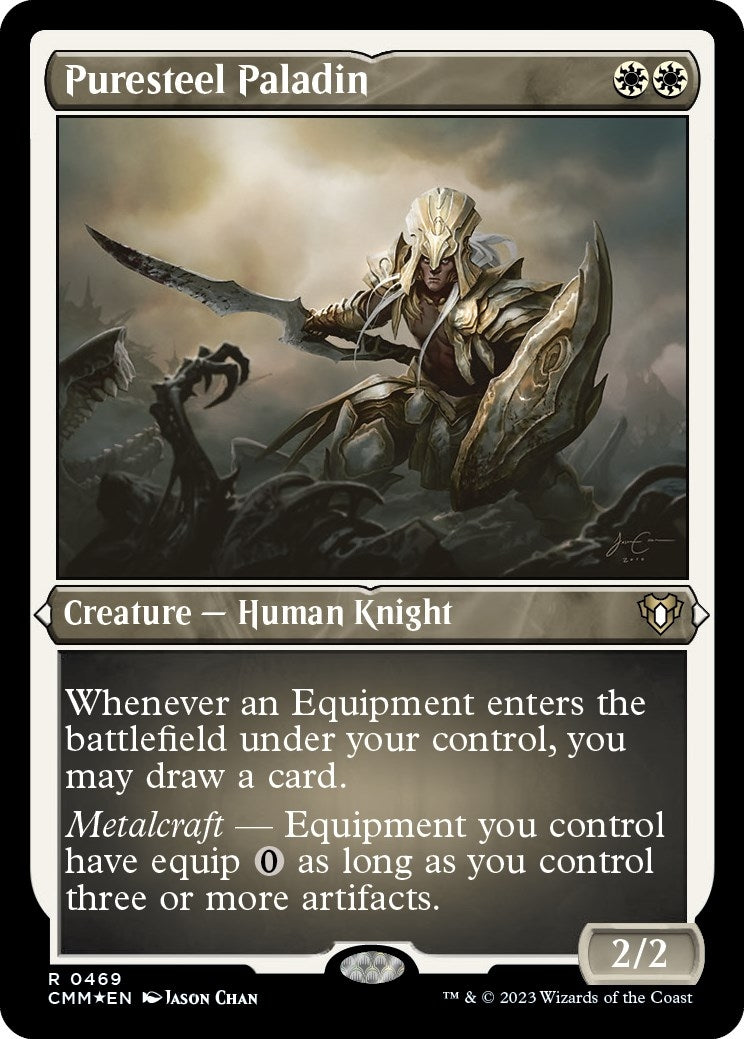 Image for Puresteel Paladin (Foil Etched) (Commander Masters) (469) - Magic: The Gathering