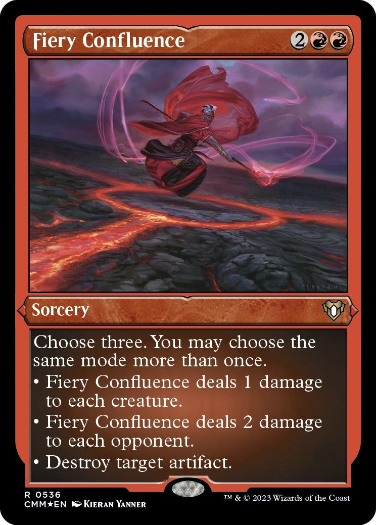 Image for Fiery Confluence (Foil Etched) (Commander Masters) (536) - Magic: The Gathering
