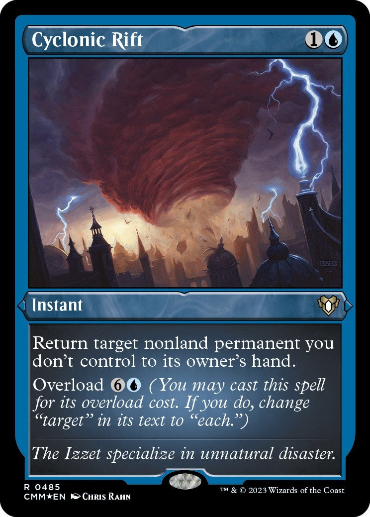 Image for Cyclonic Rift (Foil Etched) (Commander Masters) (485) - Magic: The Gathering
