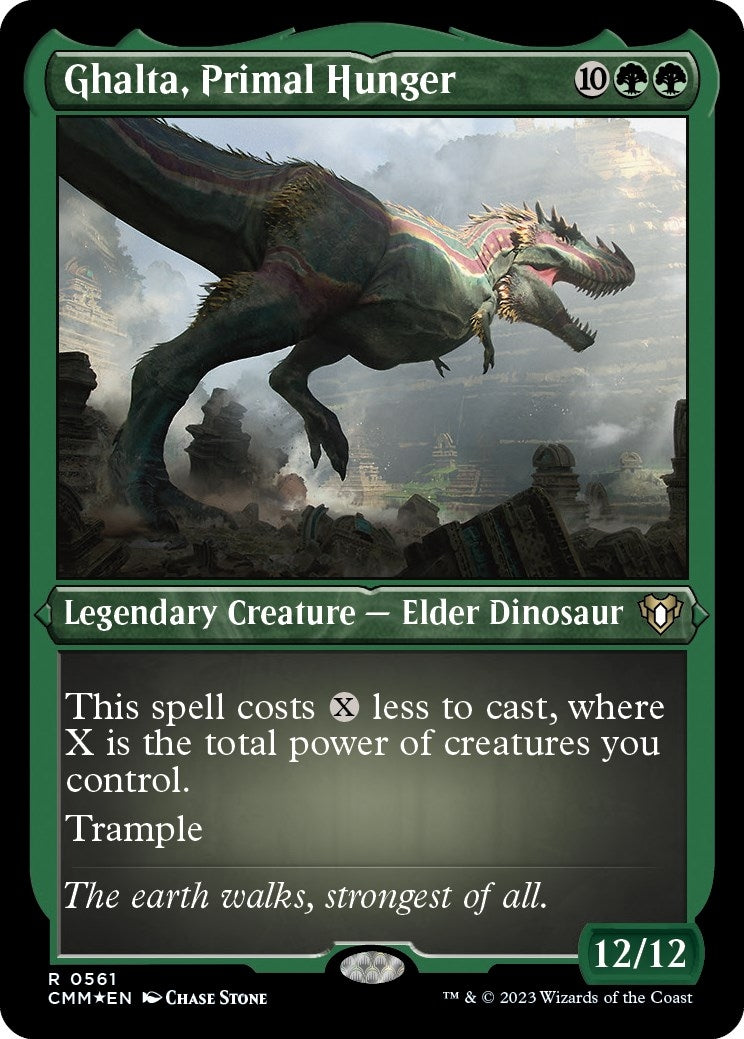 Image for Ghalta, Primal Hunger (Foil Etched) (Commander Masters) (561) - Magic: The Gathering