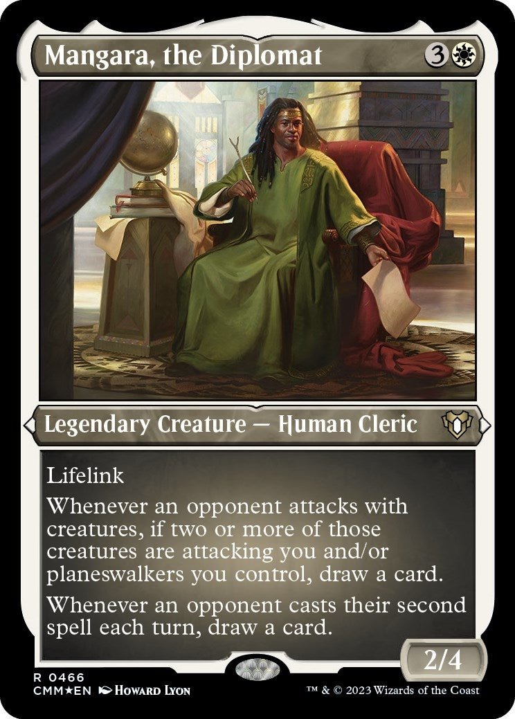 Image for Mangara, the Diplomat (Foil Etched) (Commander Masters) (466) - Magic: The Gathering