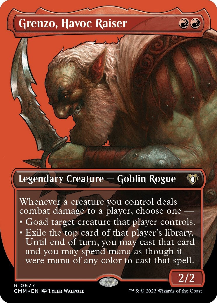 Image for Grenzo, Havoc Raiser (Borderless) (Commander Masters) (677) - Magic: The Gathering
