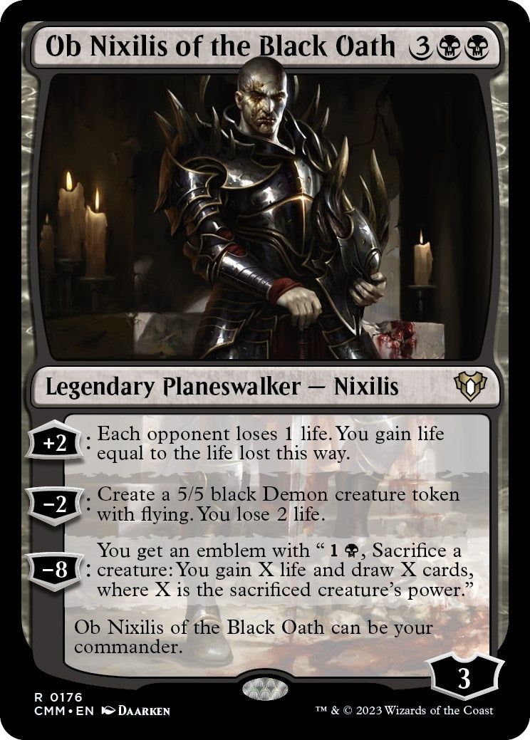 Image for Ob Nixilis of the Black Oath (Commander Masters) (176) - Magic: The Gathering