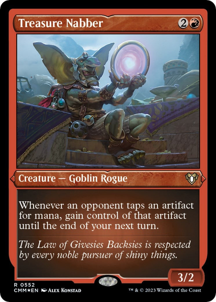 Image for Treasure Nabber (Foil Etched) (Commander Masters) (552) - Magic: The Gathering