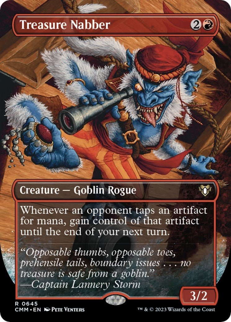 Image for Treasure Nabber (Borderless) (Commander Masters) (645) - Magic: The Gathering