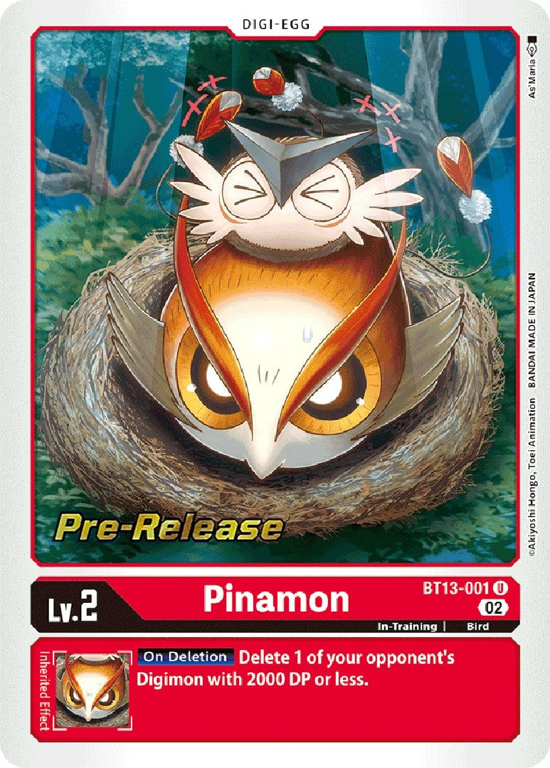 Image for Pinamon (BT13_PR) (BT13-001 U) - Digimon Card Game