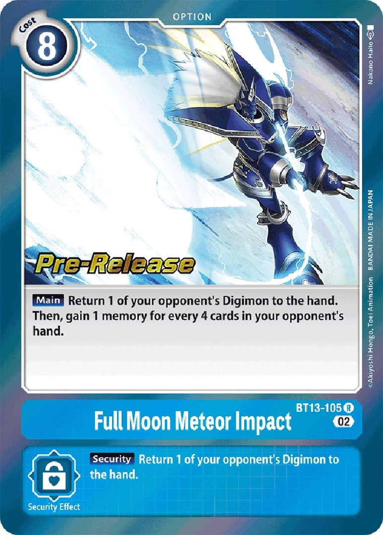 Image for Full Moon Meteor Impact (BT13_PR) (BT13-105 R) - Digimon Card Game
